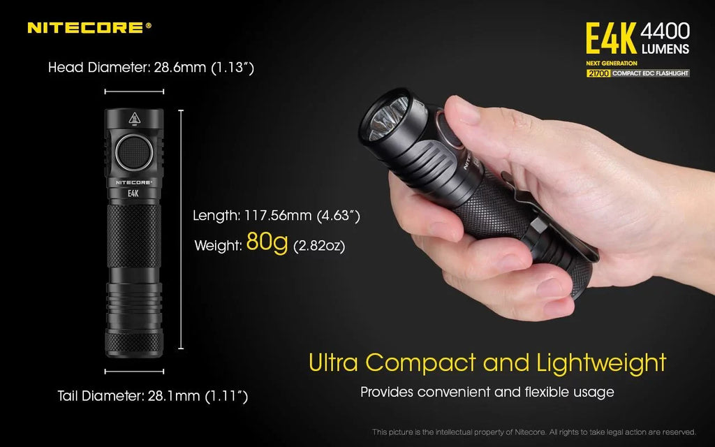Lumens Charger and generation and Combo: Cord Eco-Sensa NITECORE Batteries - NL2150HPR Next Intelligent E4K 4400 Flashlight +UMS2 w/NL2150HPi USB
