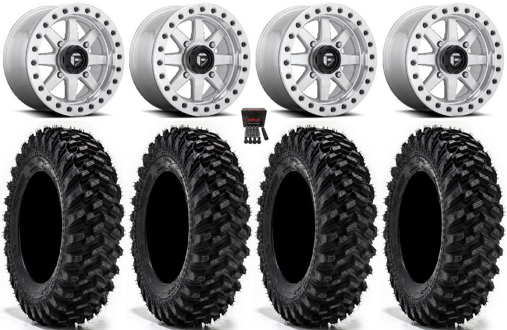 14" Ranger Wheels Warrior Sportsman Maverick Tires Fuel XT Mh 30" Bdlk RZR
