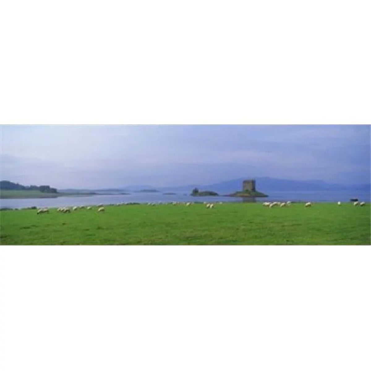 Print by on 36 Linnh 12 Poster island x Loch Stalker Glencoe Scotland - an Castle Castle