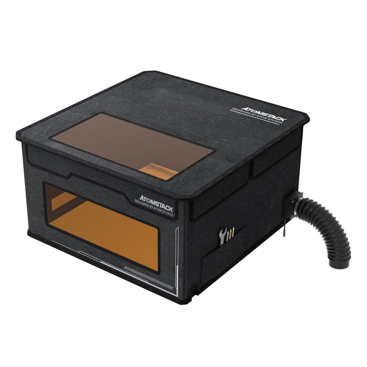 Filter PRO+ Cover Eye Vent Demwa + M30 Vent PRO+ + A5 M40 A5 M40 A5 Cousopo dsfen Vent A5 Box,700x700x460mm dimension Pipe Most Protective Filter M30 QISUO Laser ATOMSTACK A5 P7 Compatible Vent P7