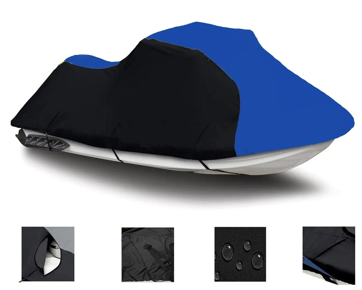 2000 1999 Ski Cover GTi Sea Jet 1997 Sea-Doo BLACK BLUE Bombardier 600 / 1998 HEAVY-DUTY, Compatible DENIER Doo for Cover