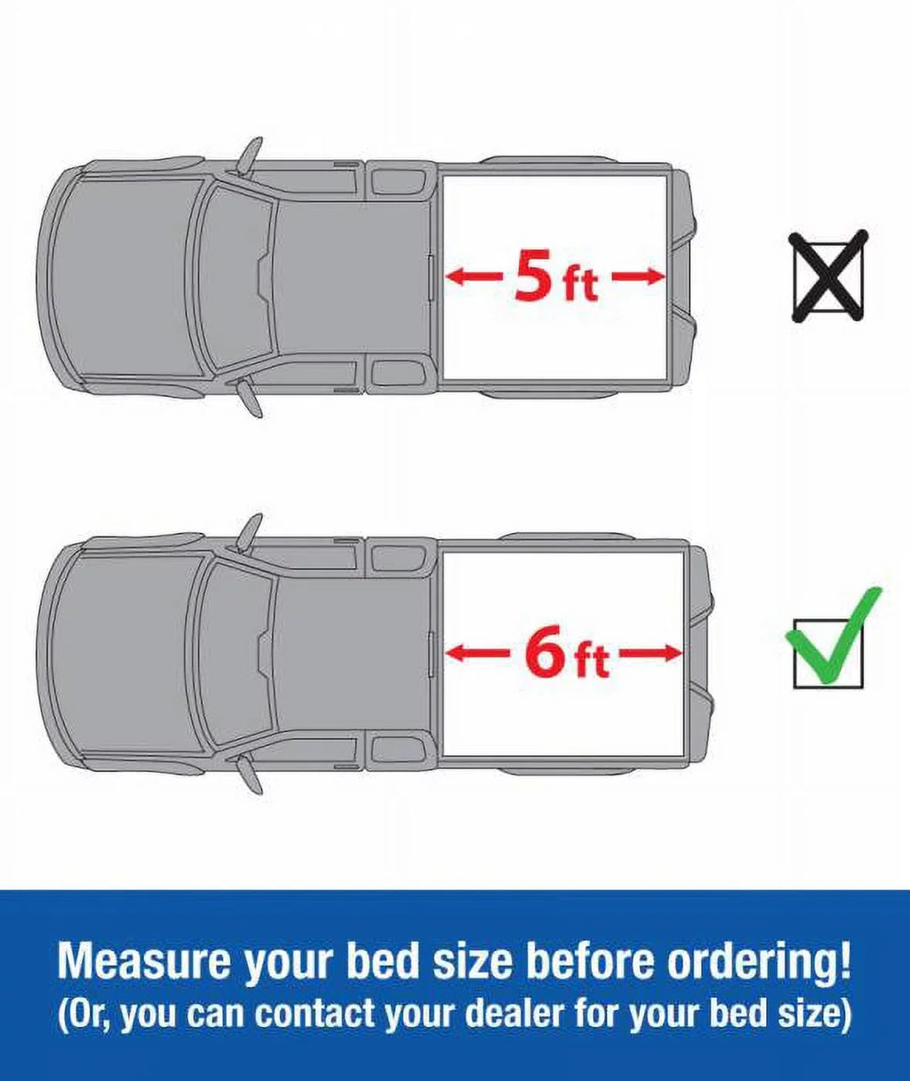 2019-2023 Vinyl T3 Truck with Cover TG-BC3F1067 Ranger Auto | Tonneau 6' | Soft | Tyger Tri-fold Bed Bed Compatible