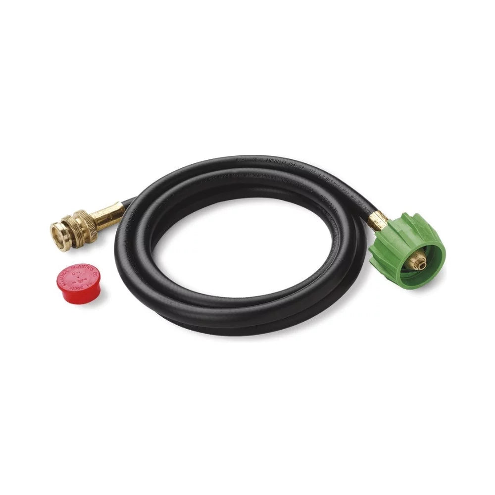 Adapter with (Black) Cart, Grill Liquid Hose Propane Q1200 Portable Bundle Weber