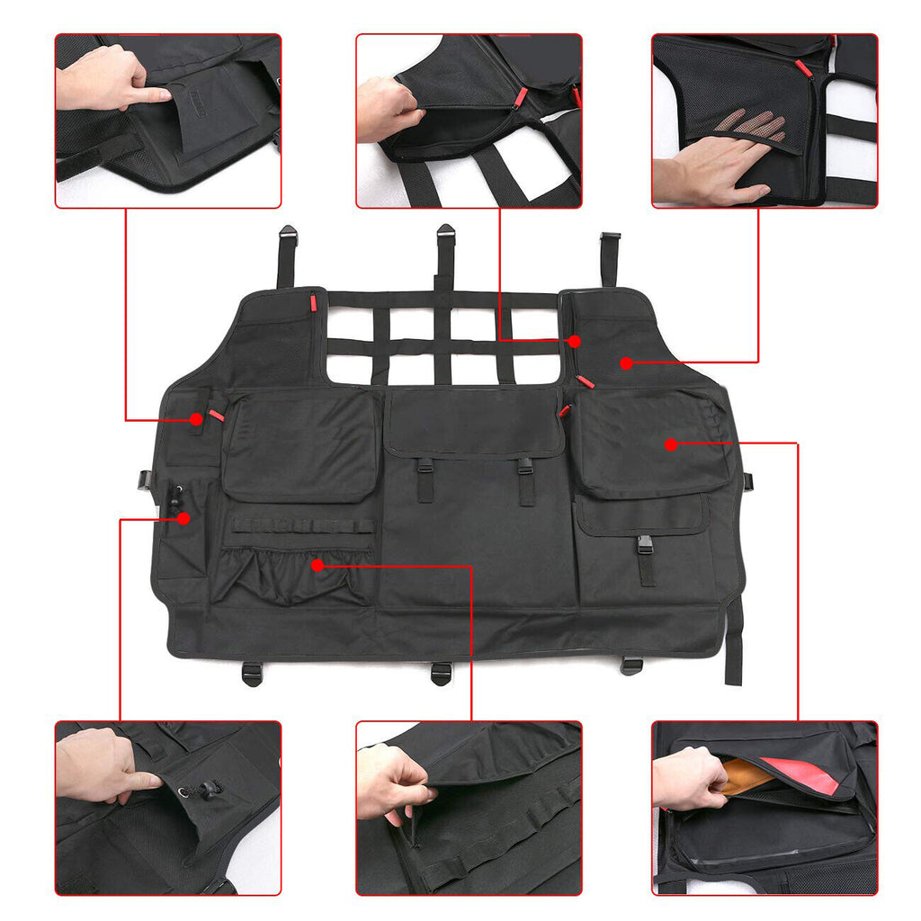 Bag Organizer Pocket Capacity Teledu Storage Trunk Rear