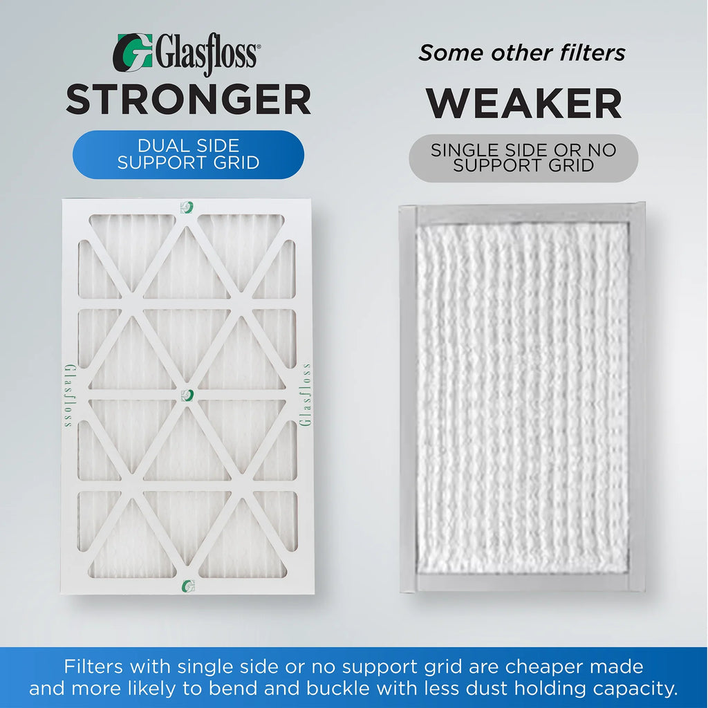 7/8 Actual 10 x x 12 Pack Air Pleated 9-1/2 dimension: Glasfloss. 19-1/2 10x20x1 by MERV of Filters