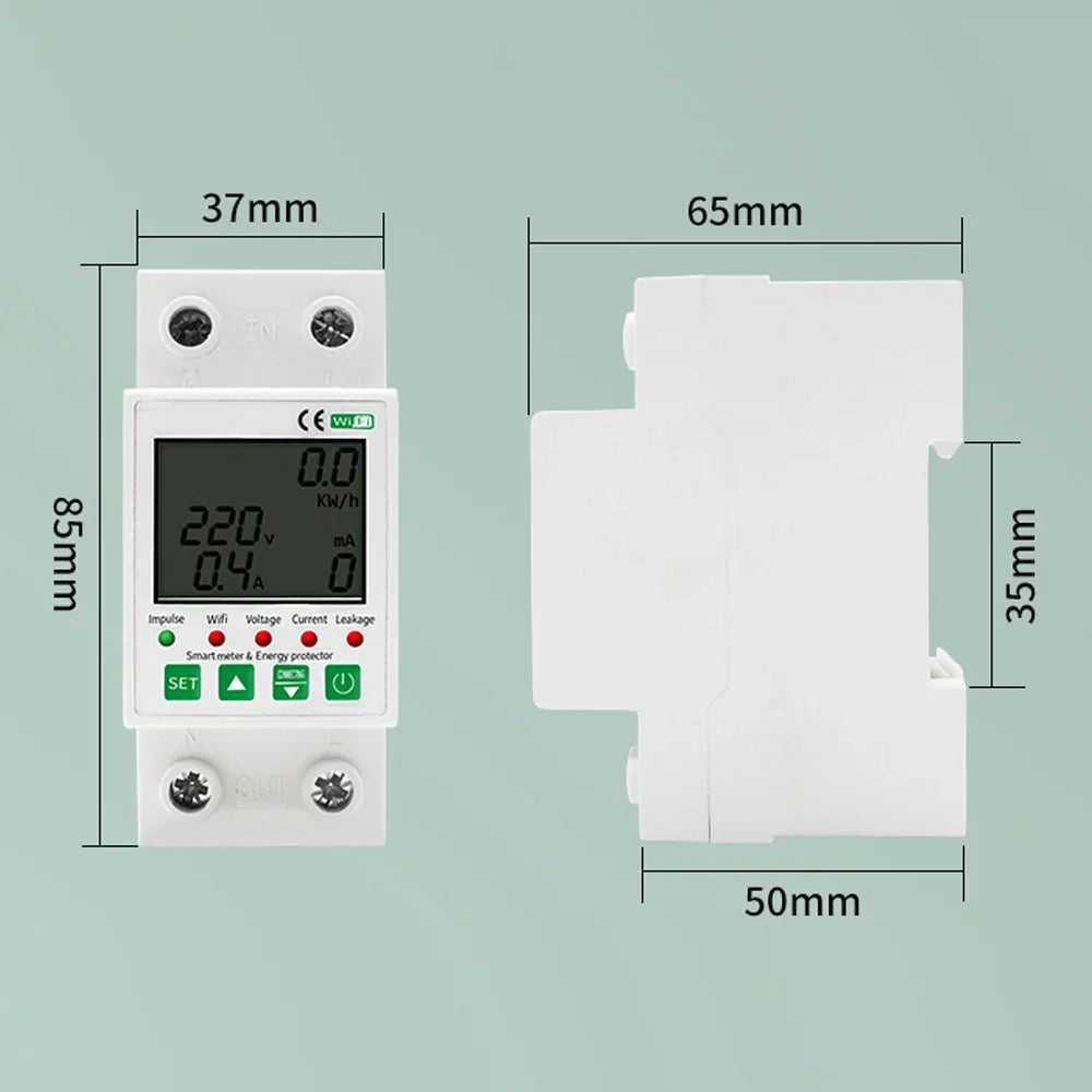 Protection Home WiFi Voice and Intelligent with with Pinnaco Compatible Meter for Leakage - Timer Electric Function Control