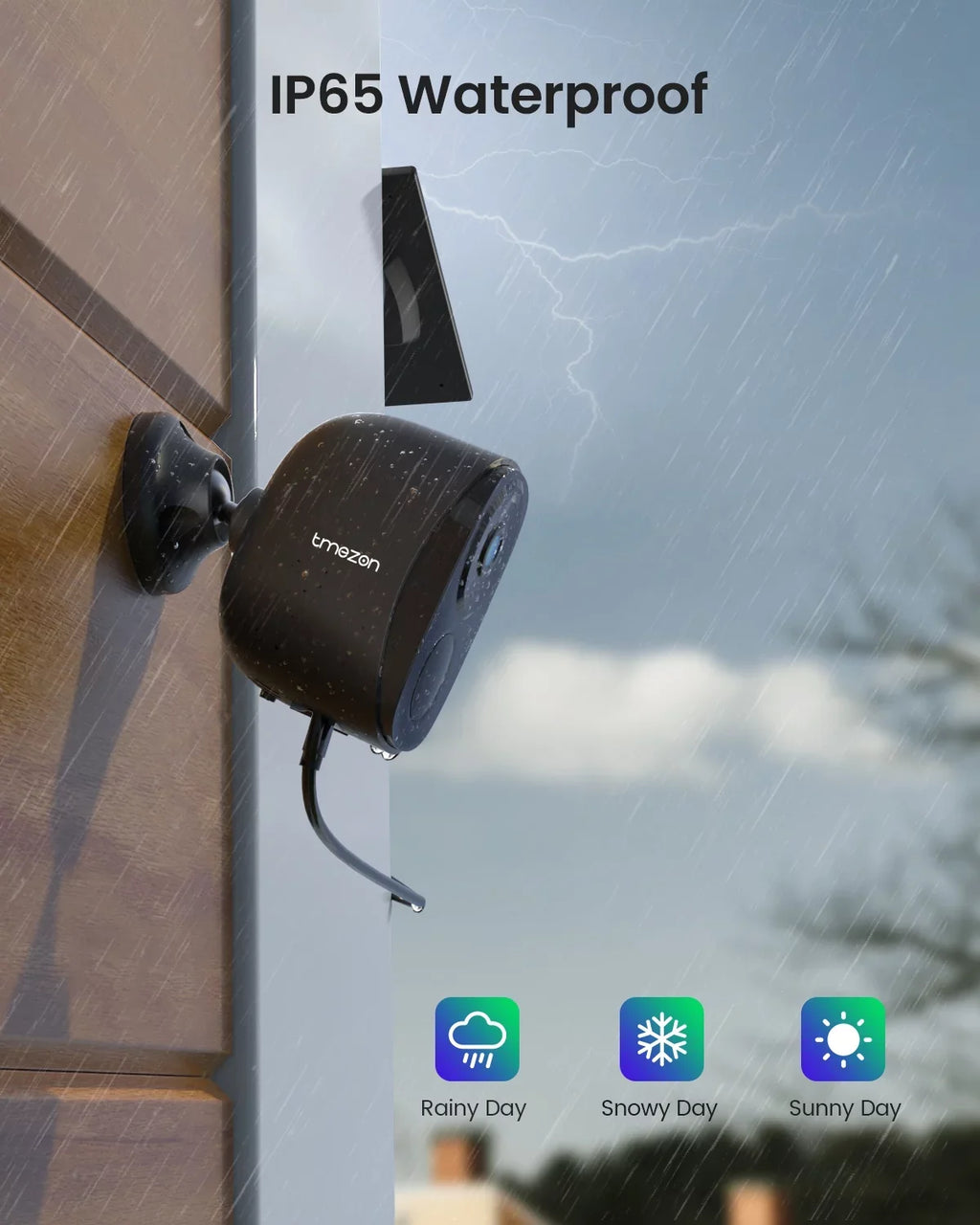 Security Color WiFi, Security White exterior Night Solar Vision, Camera View, Siren, 360° Camera, exterior PTZ Spotlight 2K/3MP & Wireless
