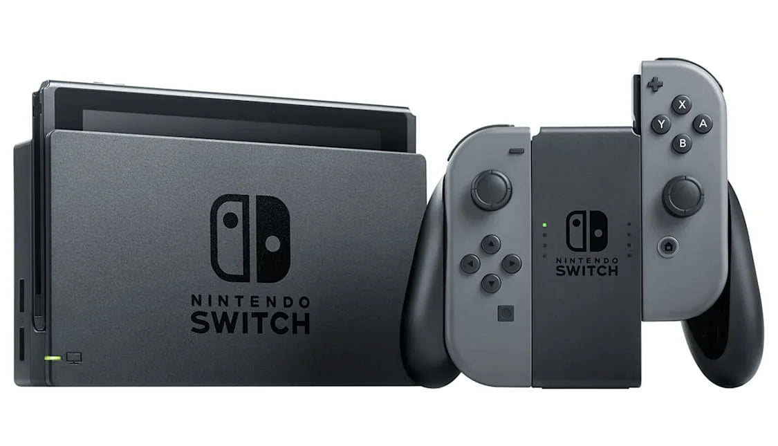 Bundle BOLT Nintendo Joy-Con AXTION New Like with Gray - Cable Switch & HDMI Gray Cleaning Kit