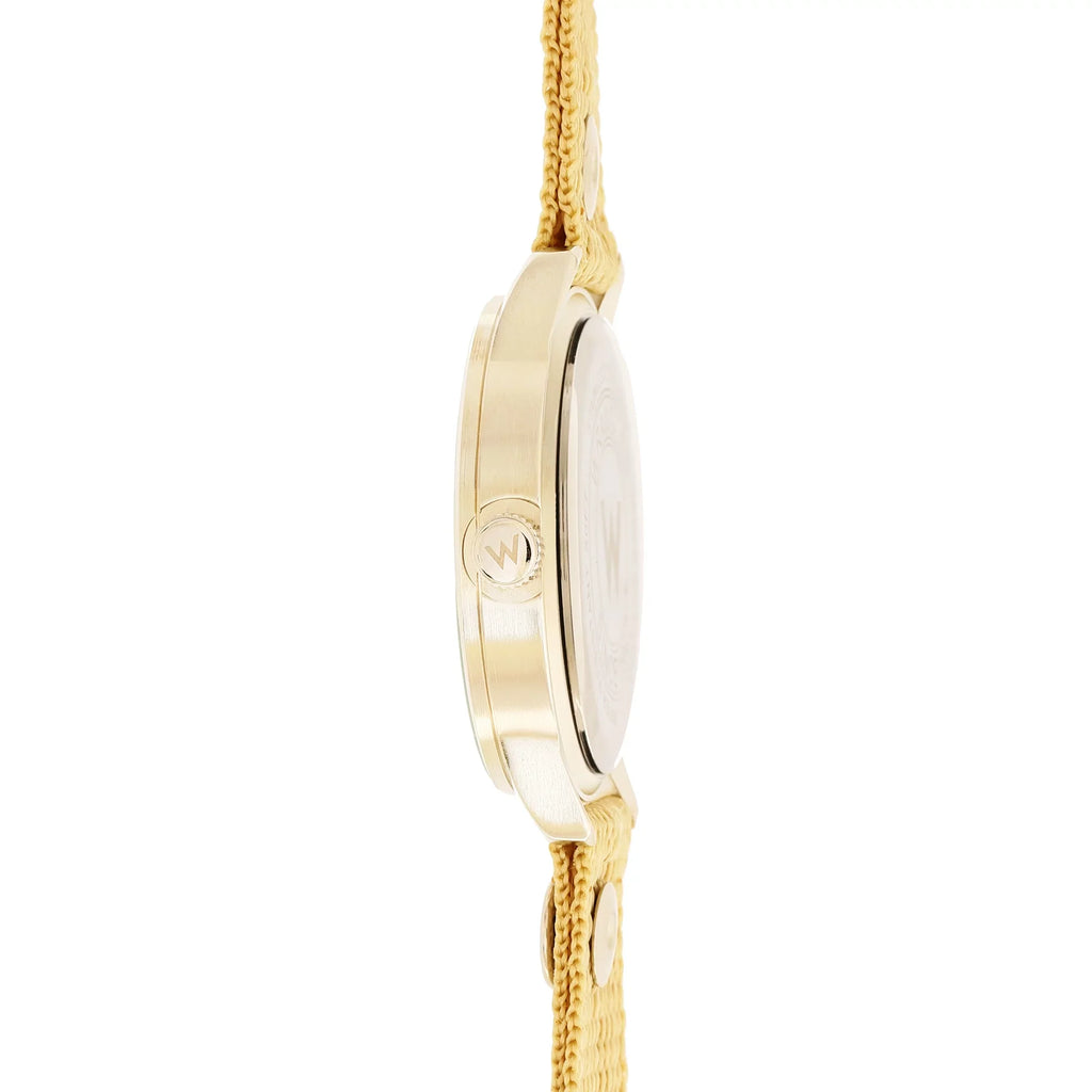 dial, Wrangler White Wheat Watch Strap Nylon Colored 42mm