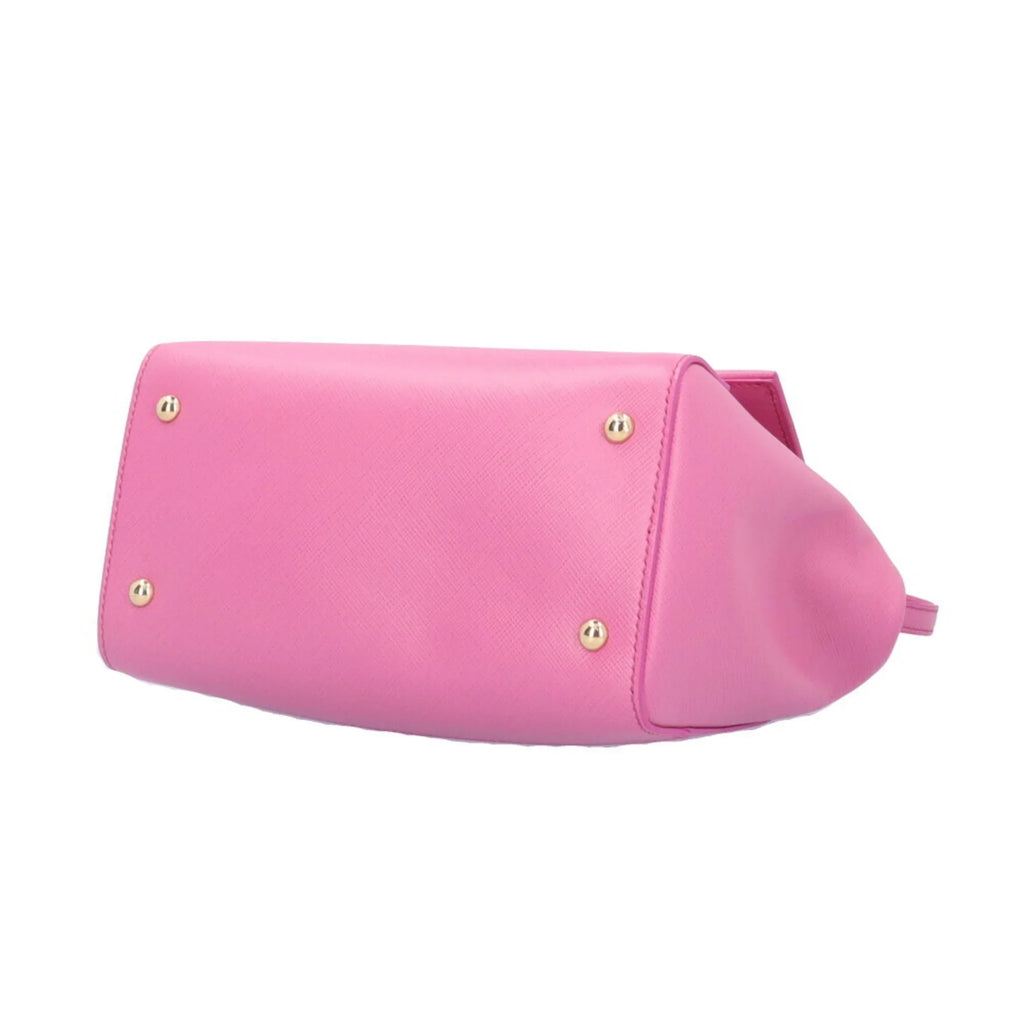 Ribbon Ladies Pink Pre-Owned BRB10010000013177 2way Shoulder F570 Vara EZ-21 Salvatore Bag Ferragamo (Good) Leather
