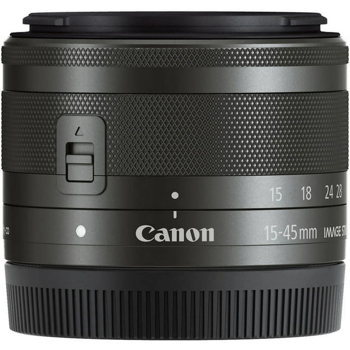 IS - STM 15-45mm Basic EF-M BuzzPhoto Canon f/3.5-6.3 Bundle Lens (Graphite)