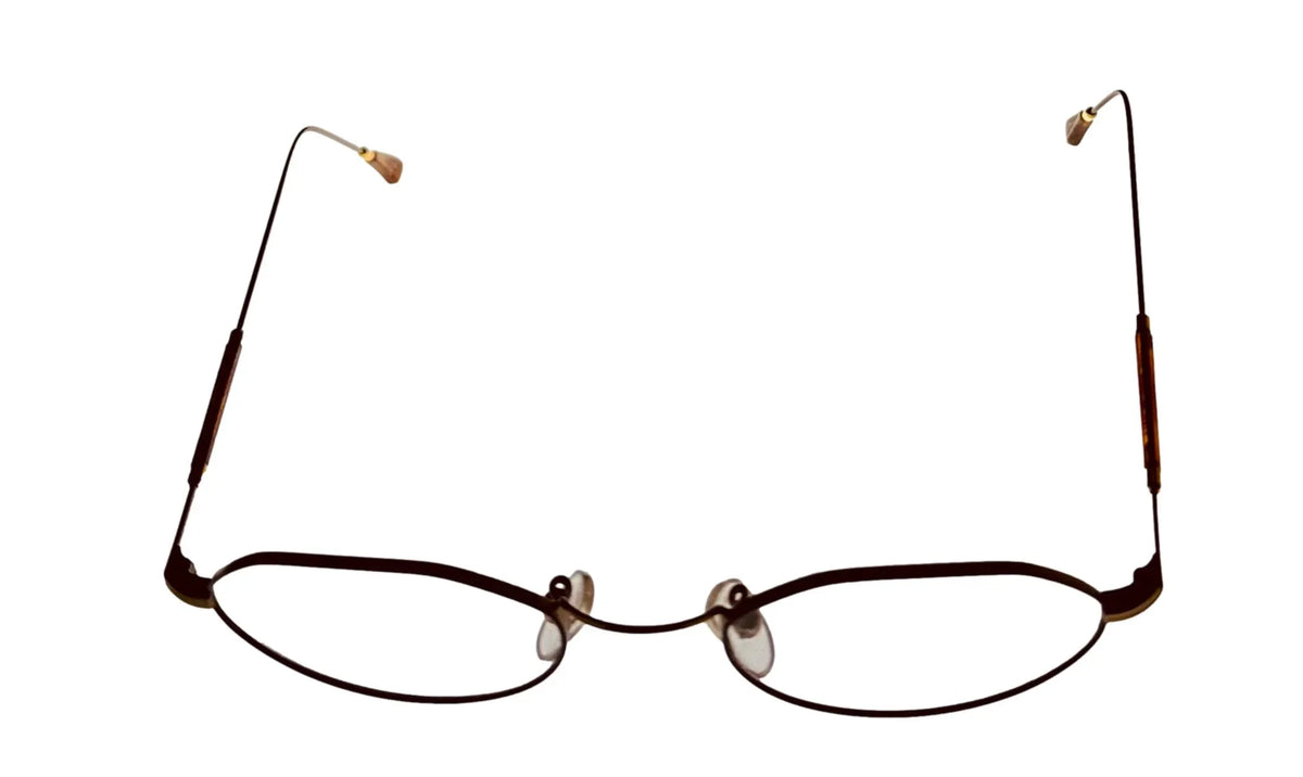 Eyewear Frame Gold Bob Tortoise BM777 47mm Mens Oval Antique Mackie