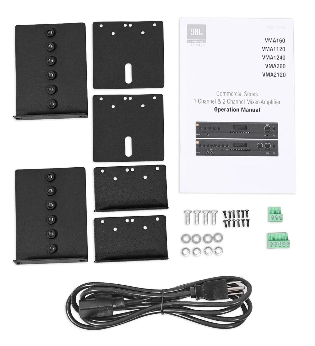Wall Speakers VMA1120 Commercial/Restaurant JBL Bluetooth Mixer/Amplifier+6) 70v