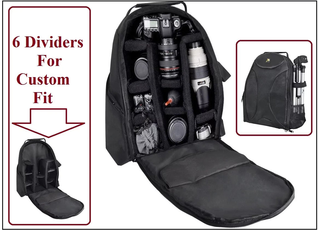 Pentax Camera Nikon Panasonic For Camera Bag Backpack Camcorder Case Canon Large