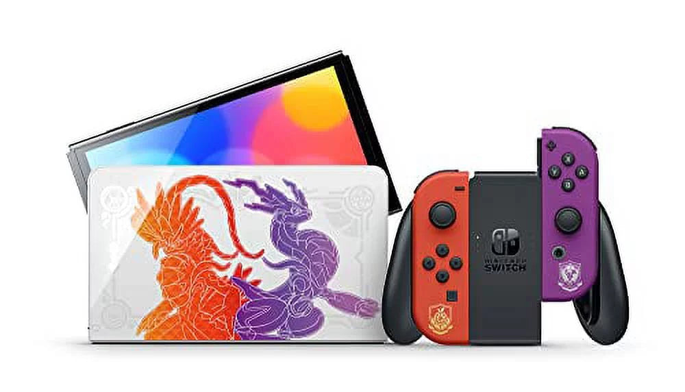 Switch(tm) Model: Nintendo - Violet Scarlet OLED Pokemon(tm) & Edition