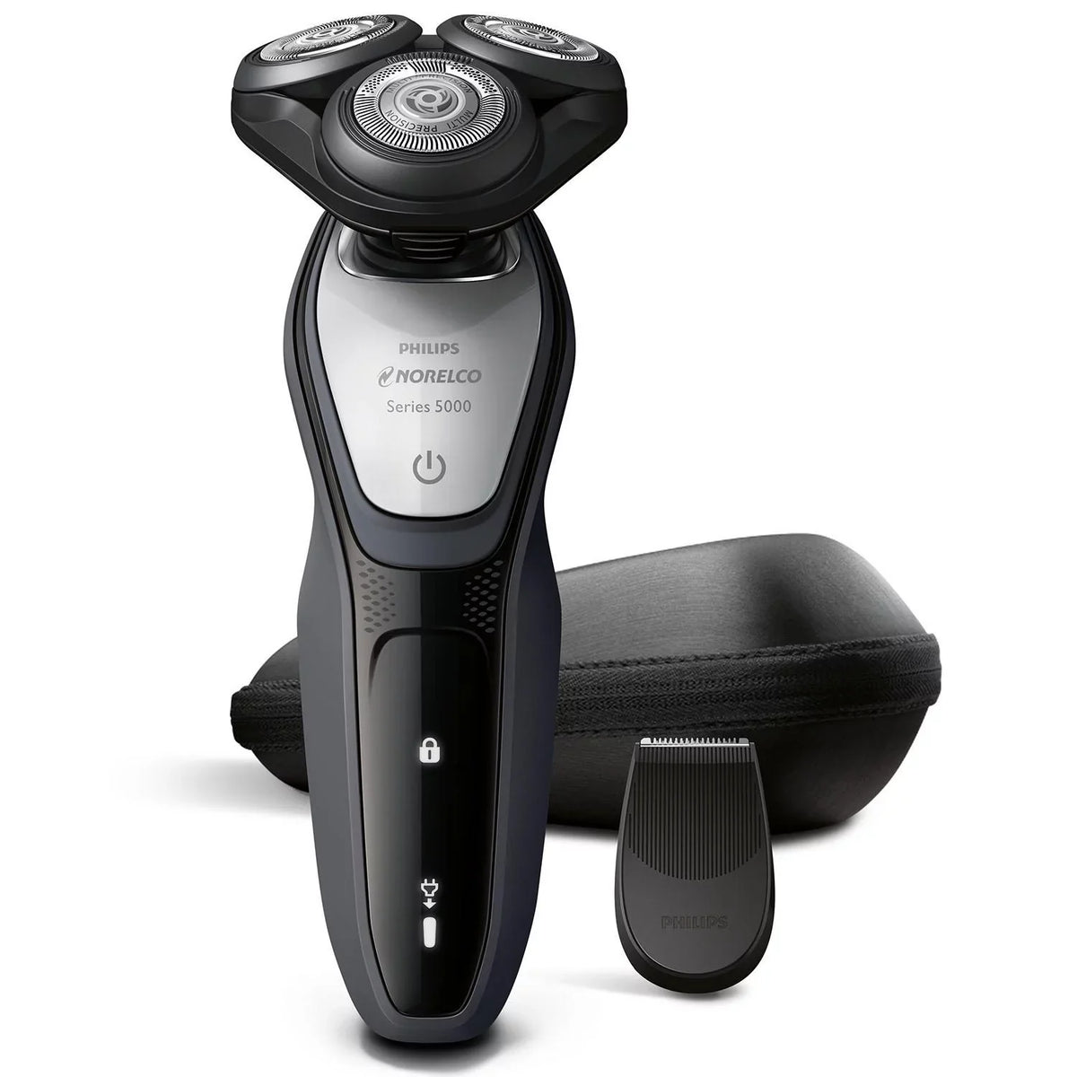 Shaving Travel 5675 Philips Heads Norelco Shaver w Replacement & Case