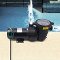 Pool Motor Filter Swimming Strainer 1.5HP 5547GPH Pump w/ Ground In/Above 41FT