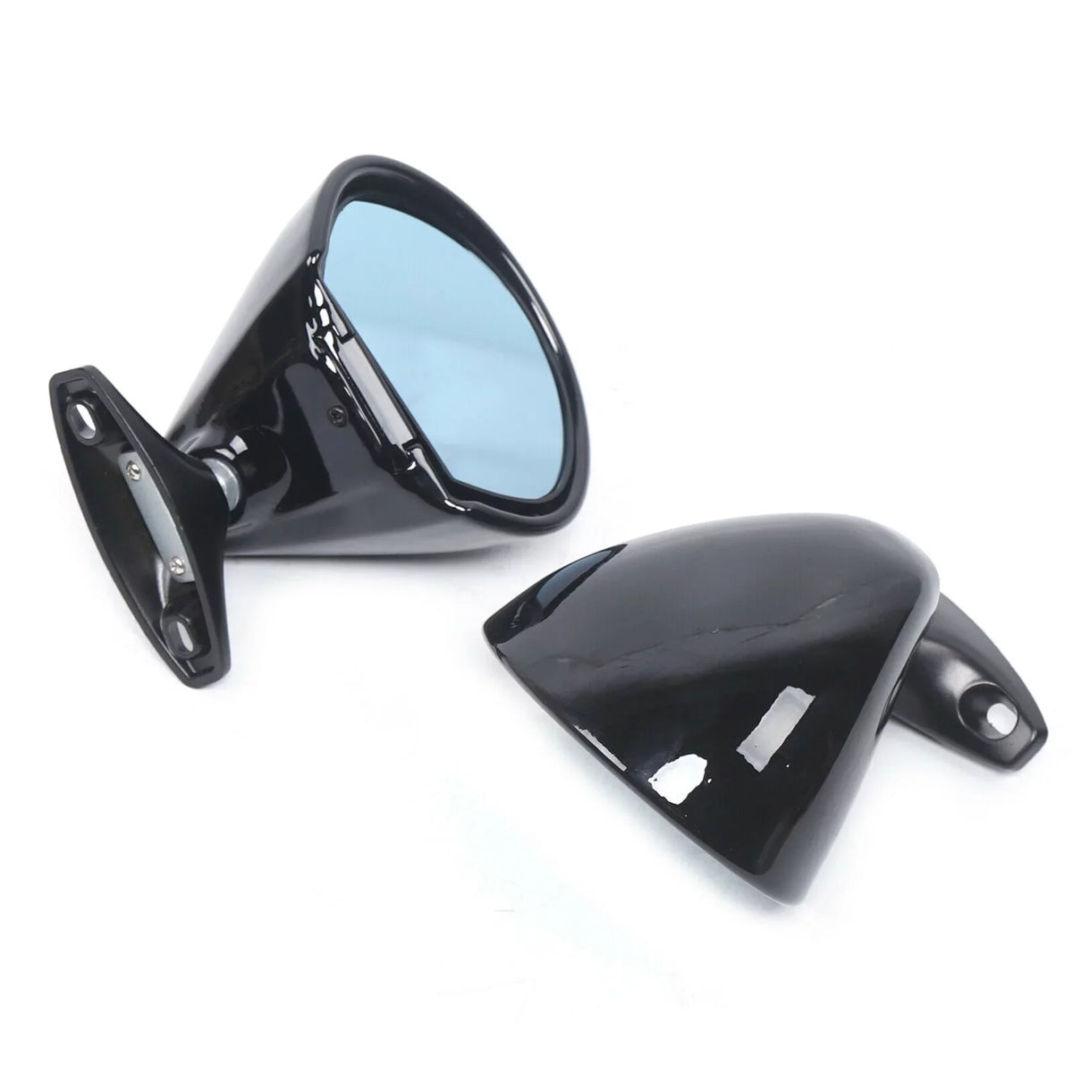 Universal Side Door Mirror & Pair Classic Car Wing View 1 Mirror Gasket Rear Plane