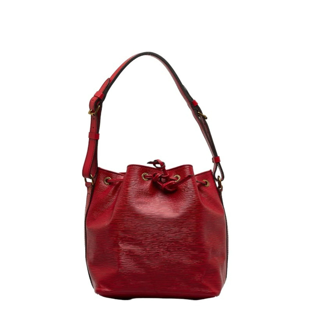 Epi Handbag Castilian Petit One M44107 Shoulder Pre-Owned Ladies (Good) Noe Leather Red Bag