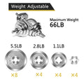 30KG Bar Adjustable Set Weights Fitness Weight Dumbbell Bodybuilding Training for Lifting