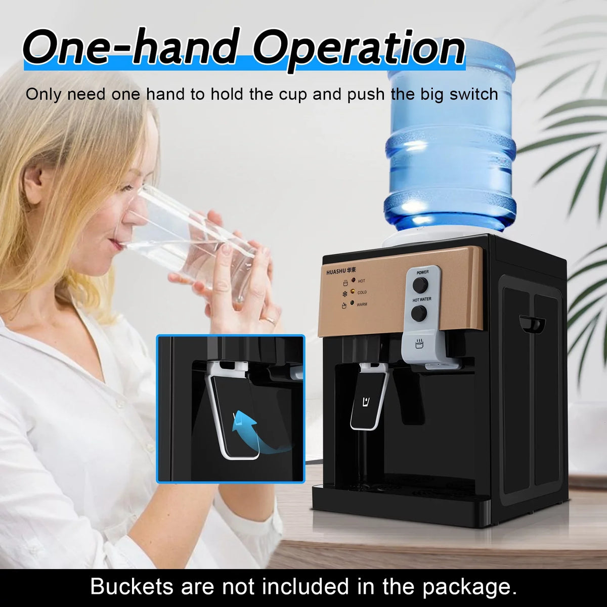 Dispenser 5 Loading Gallon Office 110V Top liquid Oukaning Hot Cold liquid & Home