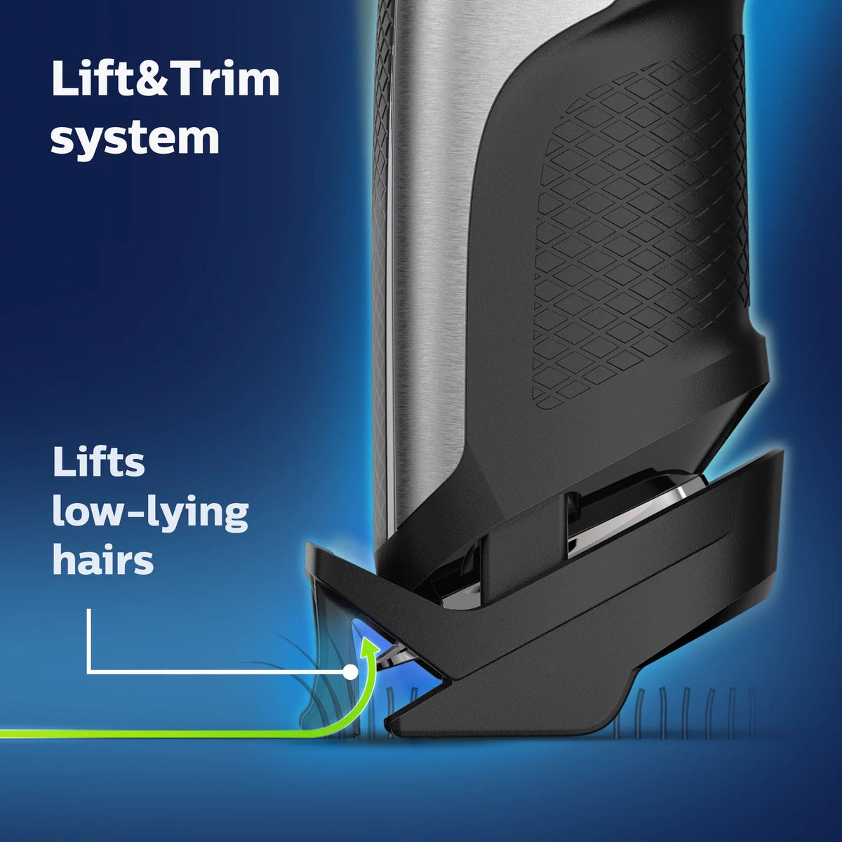 One - Cordless, Philips Pass Beard Hair Norelco Feature Clipper Hair Trimmer Beard Blade and Clean Electric, Trimmer Oil and No with Series BT5502/40 Washable - Needed Clipper For Easy 5000,