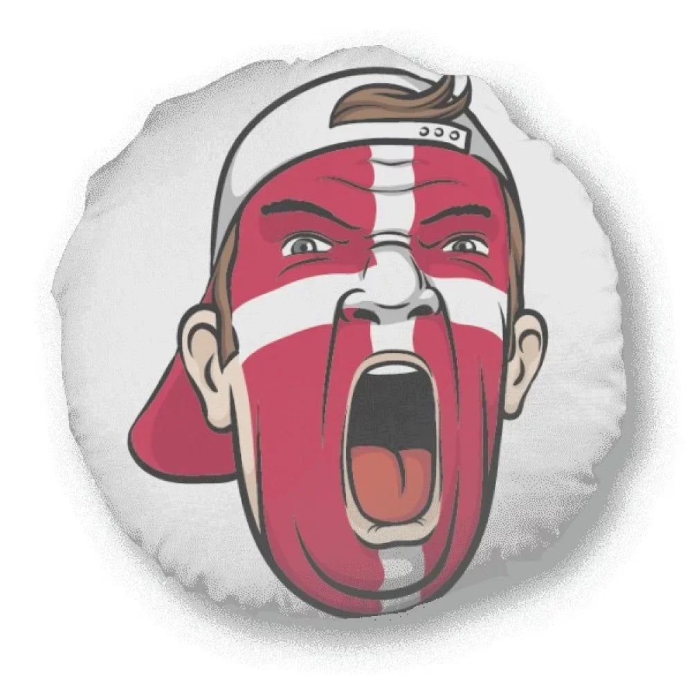 Throw Makeup Flag Facial Denmark Round Cushion Pillow Home Decoration Cap Head