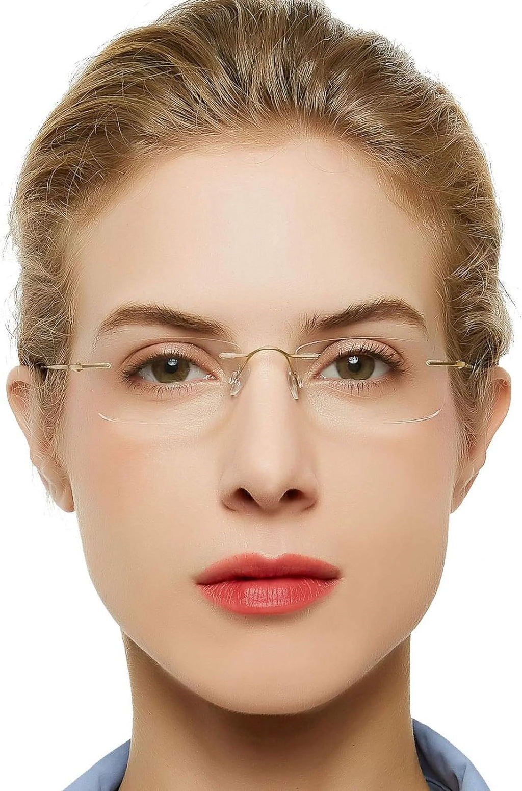 Reader 2.5 2.25 1.5 Women For 1.0 3.5 magnification 1.75 Men Lens Glasses OCCI Reading 3.0 1.75 Frameless with 2.0 CHIARI Titanium 1.25 Clear 2.75 Trendy