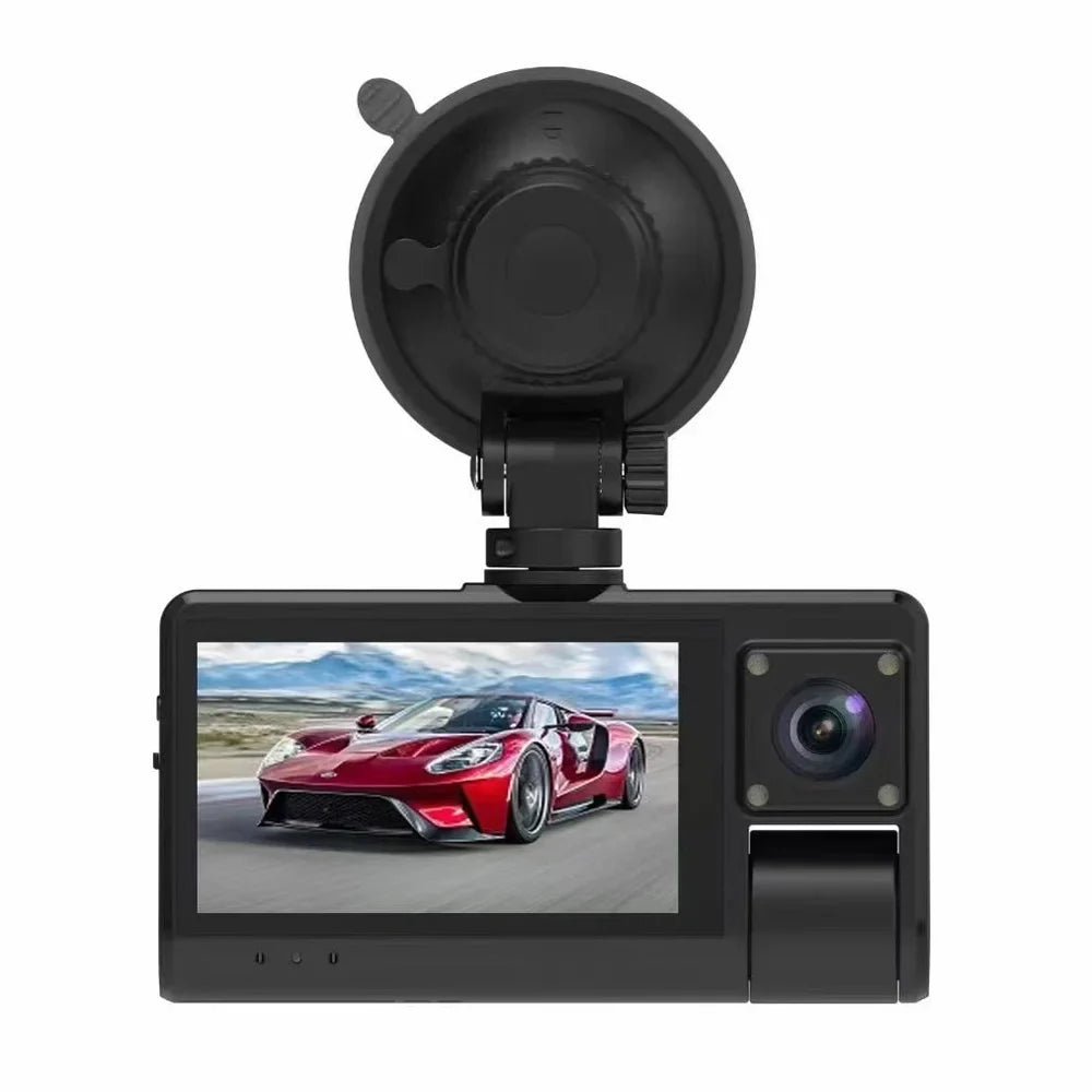 Camera, Angle Rearview - Connectivity Touch Driving Recorder WiFi Dash Recording, with Video Safety Screen Auto Mirror Cam - Clear Wide 3-in-1