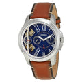 Silver Automatic Fossil Grant ME1161 Men's Watch Leather outfit