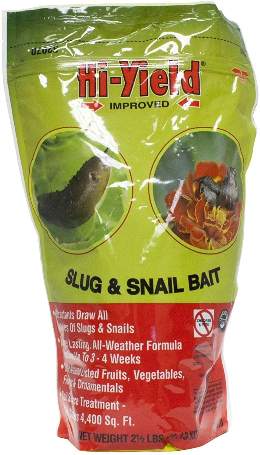 Snail & 2.5 Slug 3 LB, Hi-Yield Improved bags / 32070 Bait Killer