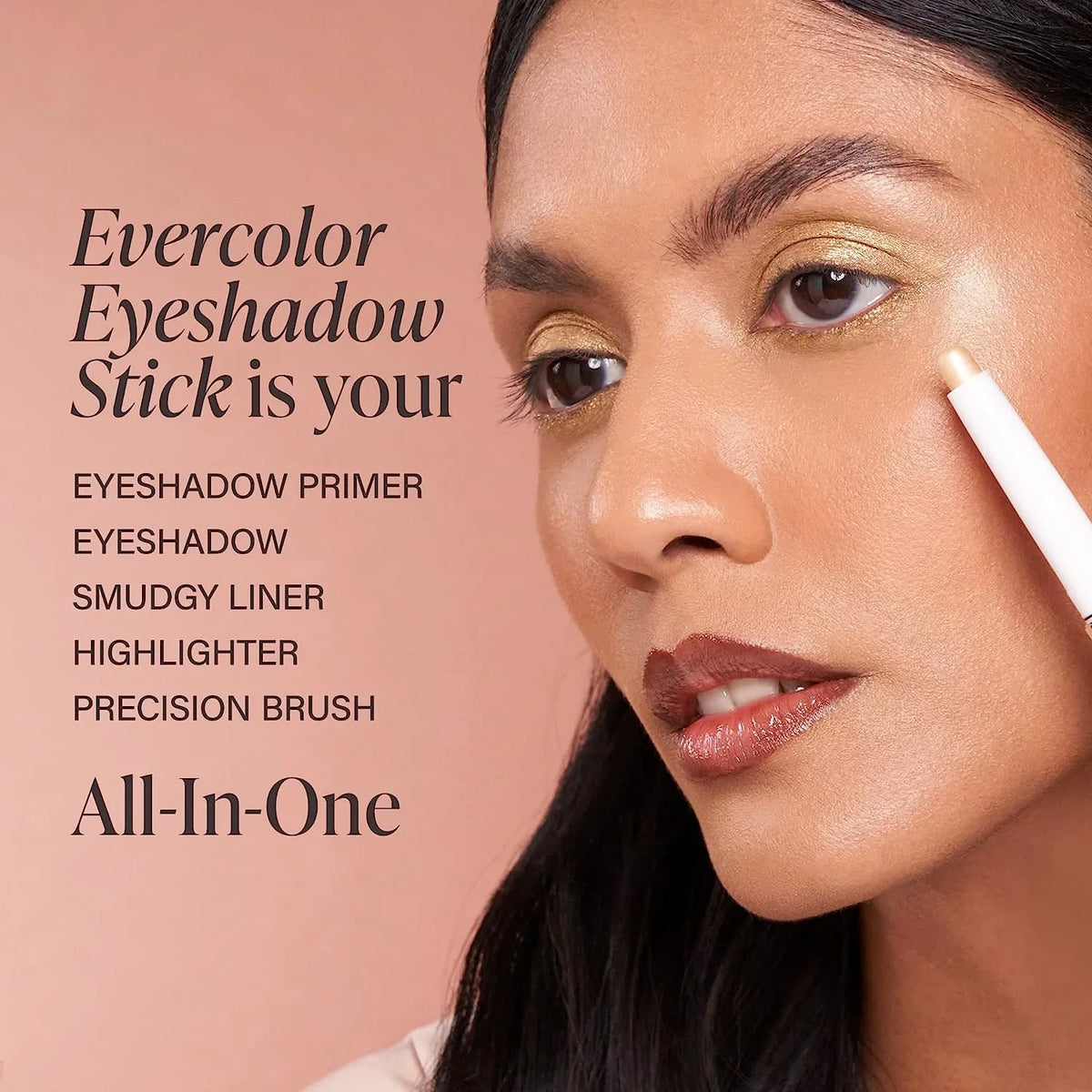Gold Precious Beauty Smudge-proof, Shadow Evercolor Shimmer Stick Transfer-proof, Extra, Eyeshadow, Mally Crease-proof