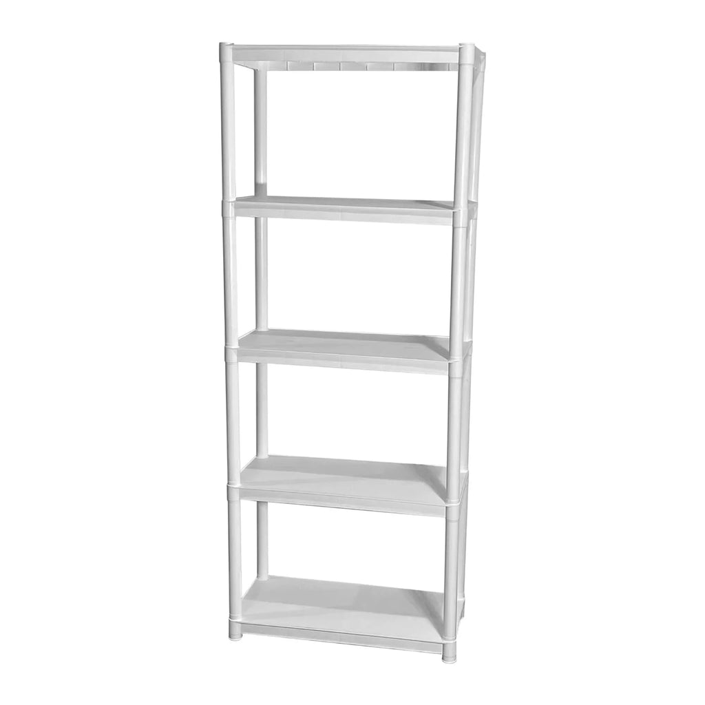 5 Juggernaut Plastic Storage Tier 75.5" Utility Shelving Garage/Shed Rack