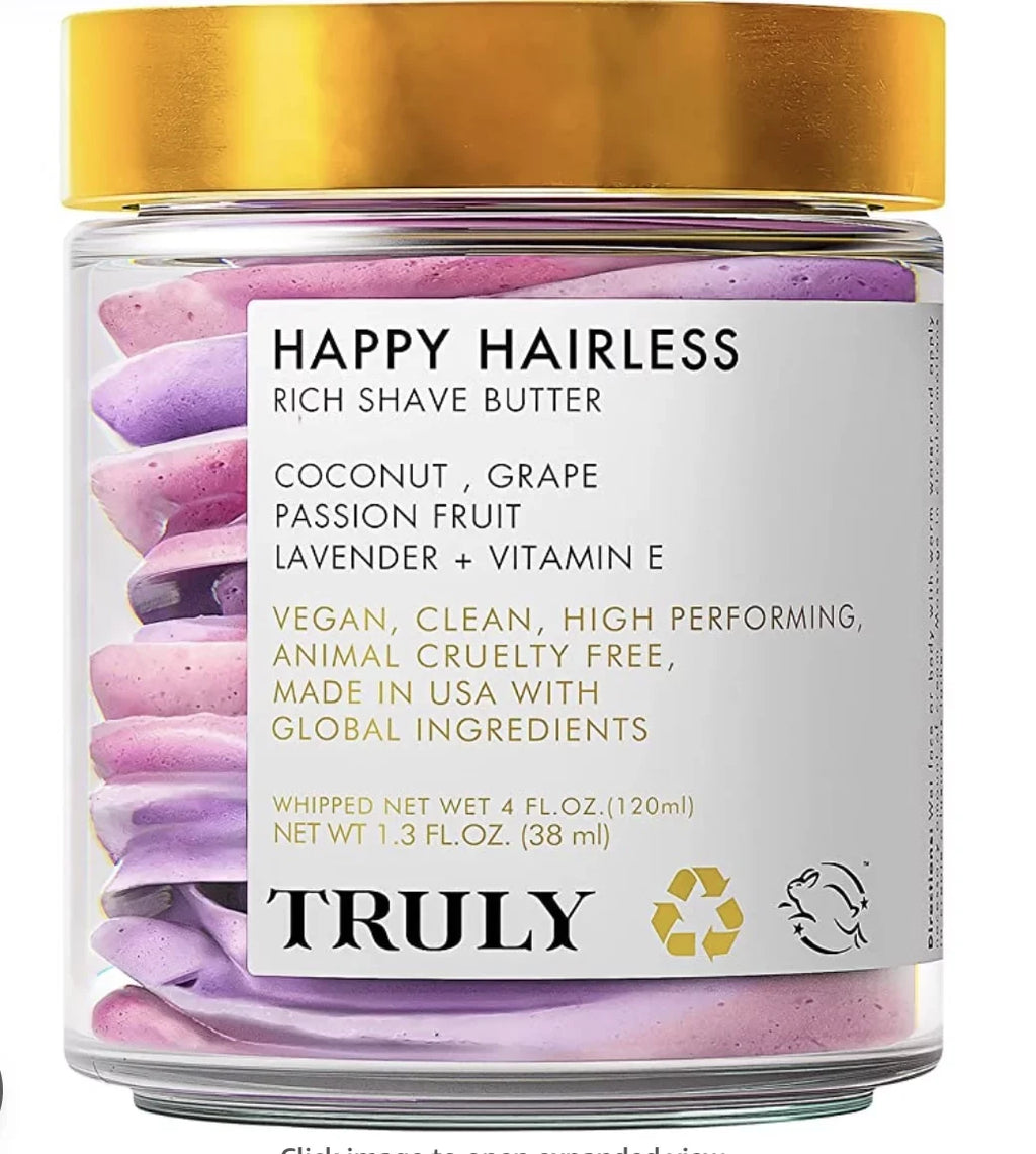 N' - for Coconut Butter Shave for Hairless Silky Smooth Shave Shaving With - Women Vegan Cream Free Shave Truly Butter 1.3 Happy OZ Butter Women - Cruelty and