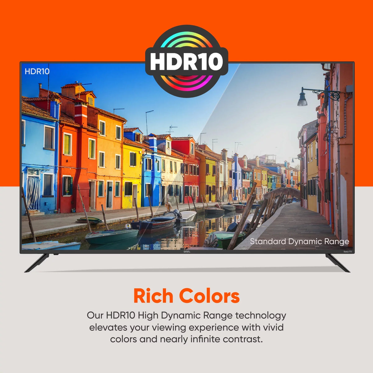 Roku TV UHD Class LED 4K (2160P) onn. 70” Smart HDR (100068378)