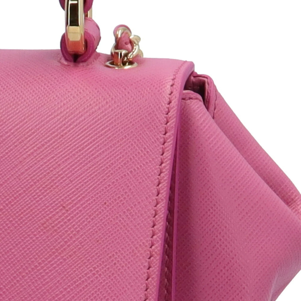 Ribbon Ladies Pink Pre-Owned BRB10010000013177 2way Shoulder F570 Vara EZ-21 Salvatore Bag Ferragamo (Good) Leather