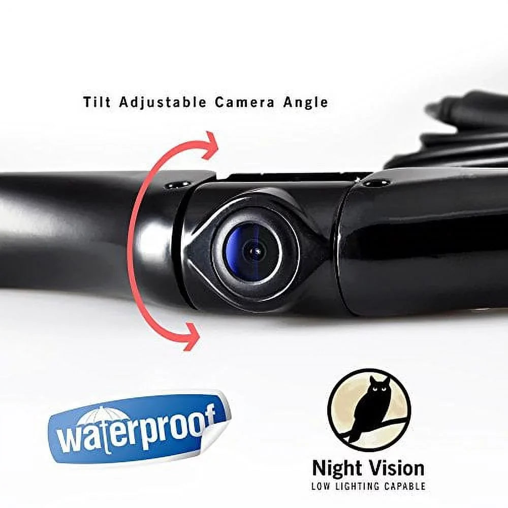 Pyle Waterproof, 4.3 Camera Rearview Wireless Monitor Black Car Backup System Screen M-PLCM4375WIR_0