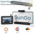 License Camera Solar View Vehicles for Digital Backup Car BOSCAM Reverse Plate Trailer Systems, Camera Up Wireless Rear Camera Wireless Back Camera,