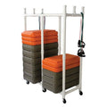 Sport Fitness 1188332 Step Group Supply Cart
