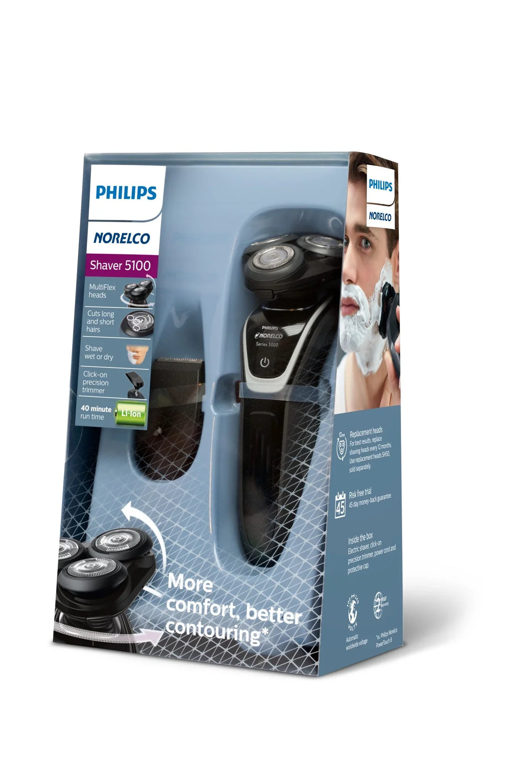 Electric 5100 S5210/81 Wet/Dry Shaver Rechargeable Philips Norelco