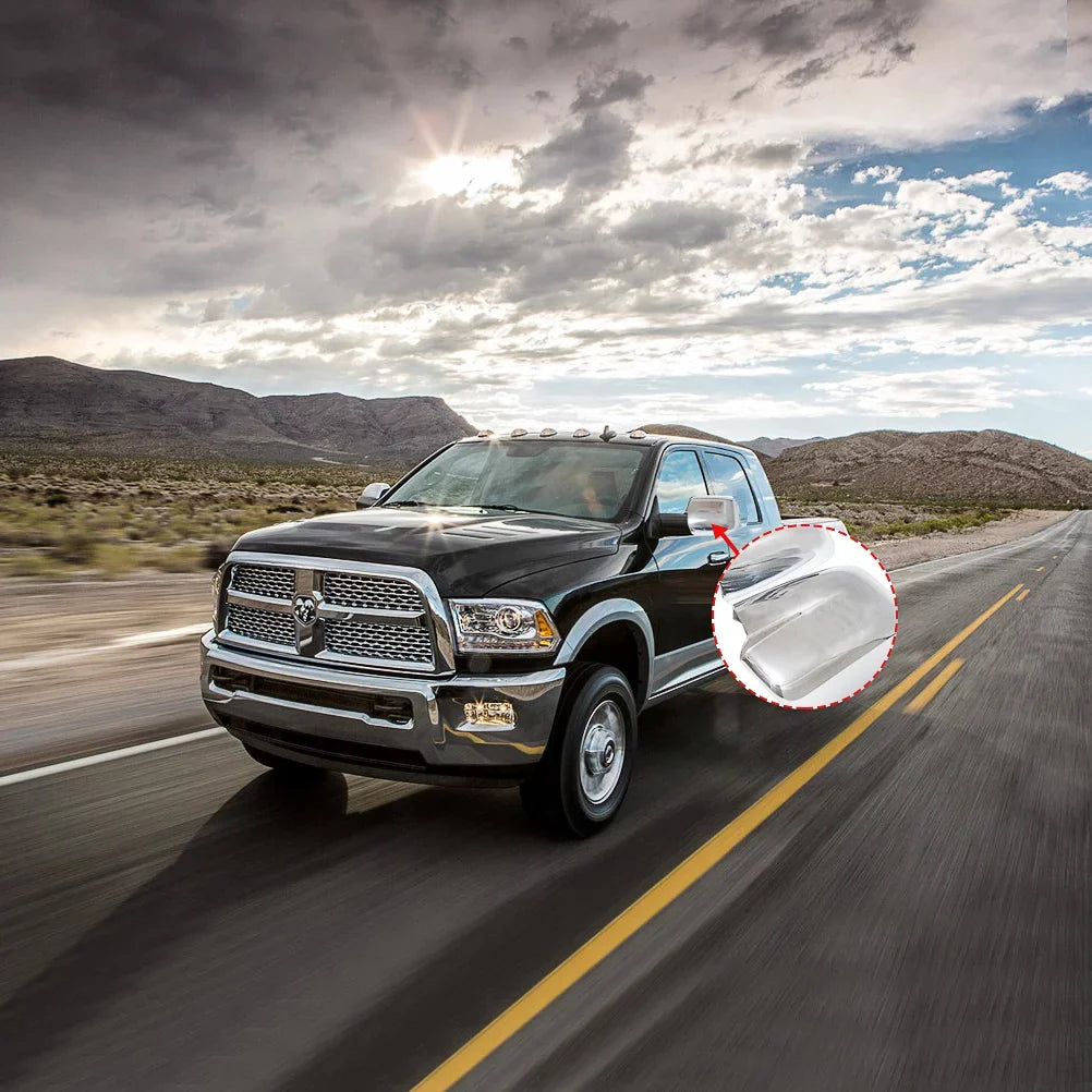 Covers 2009-2018 Mirror Hole Without Rear View 1500 Signal NINTE Turn Dodge RAM for Side