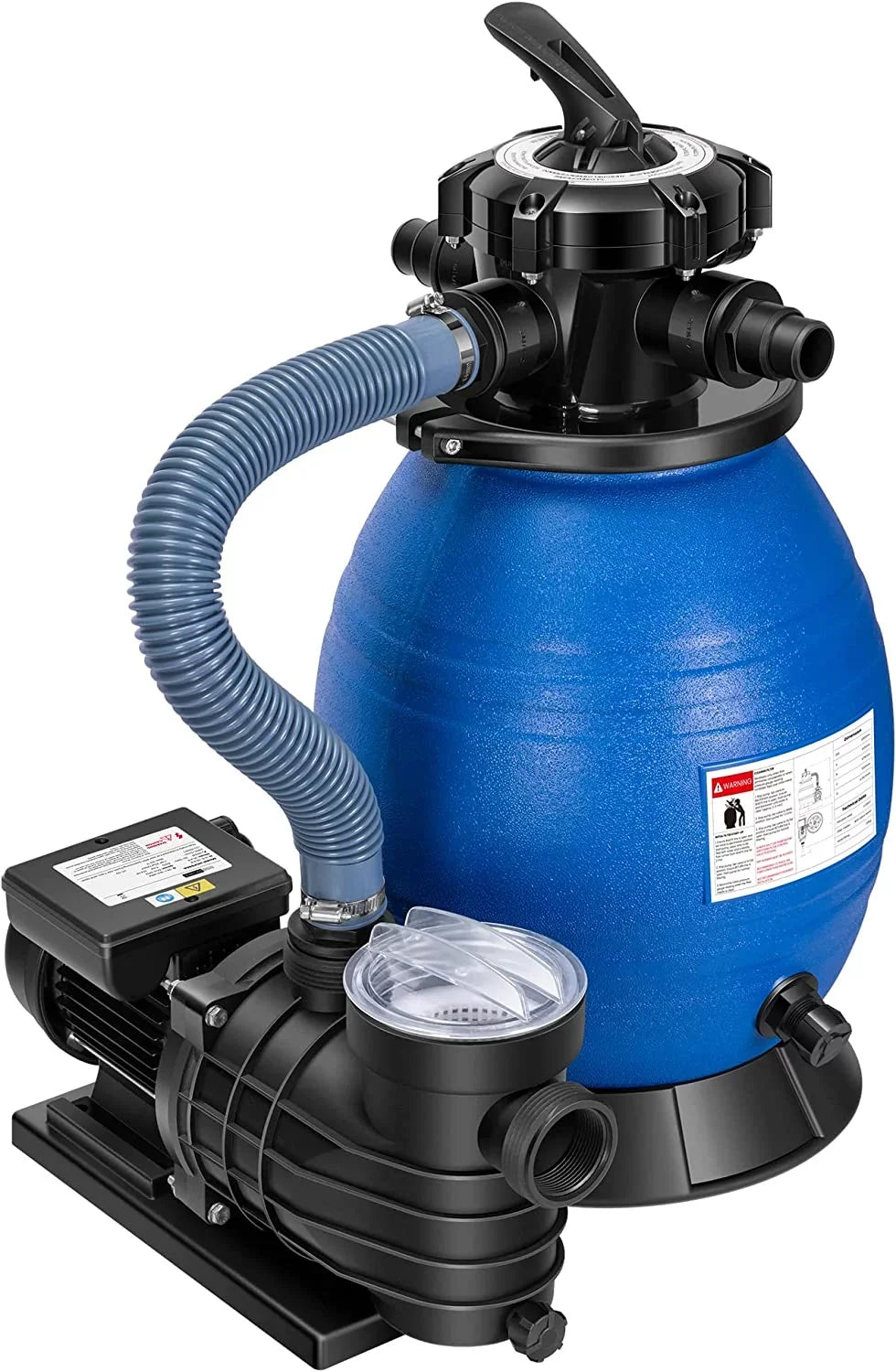 Filter Pump, 15360 with Gallons SPECSTAR Sand 2380 Fits Hp GPH Pound 45 3/4 Sand Pool Capacity Pool,
