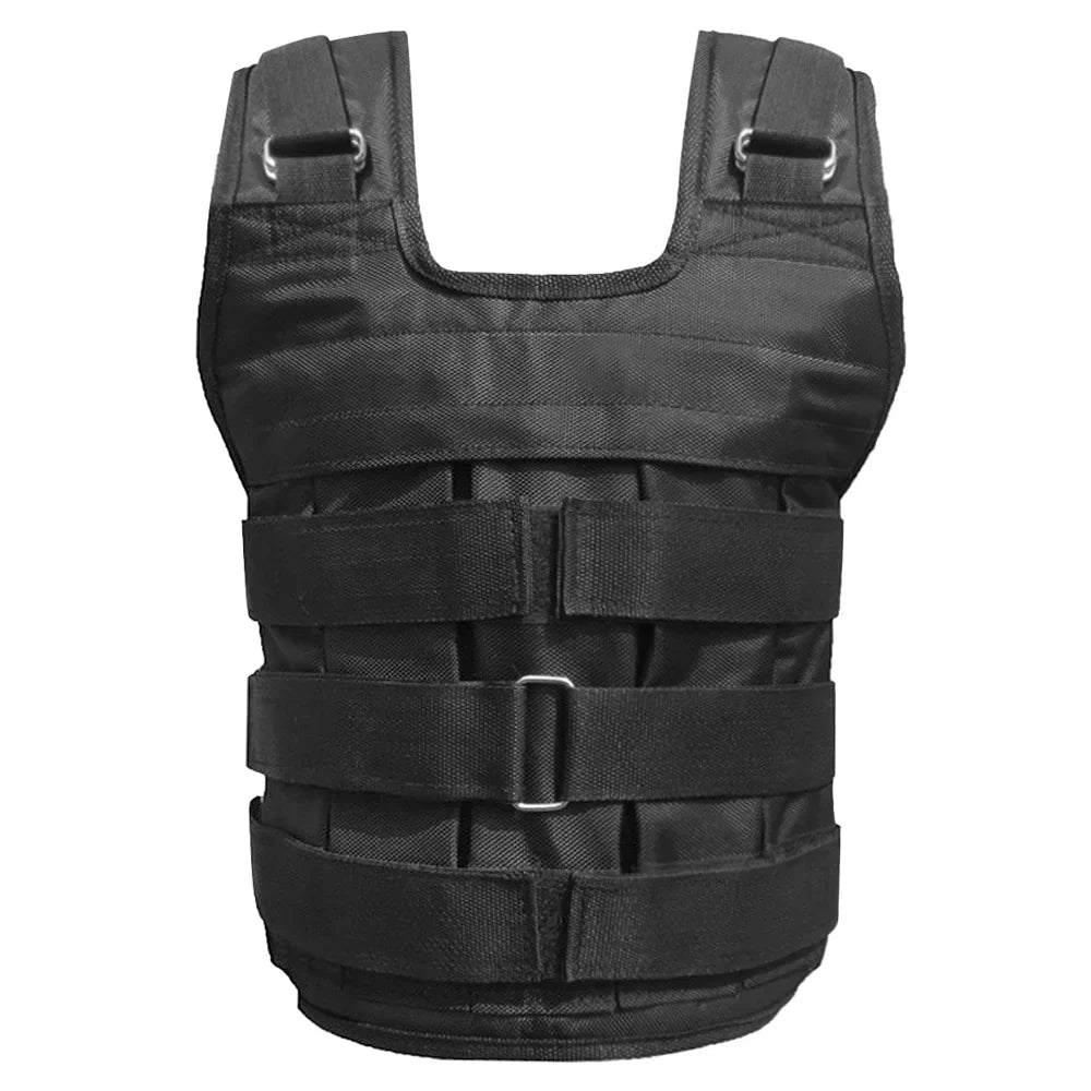 Oxford Weighted Loading Adjustable Weight Strength (Empty) Cloth Weight Training Vest Load Jacket moobody Exercise 50kg Max.
