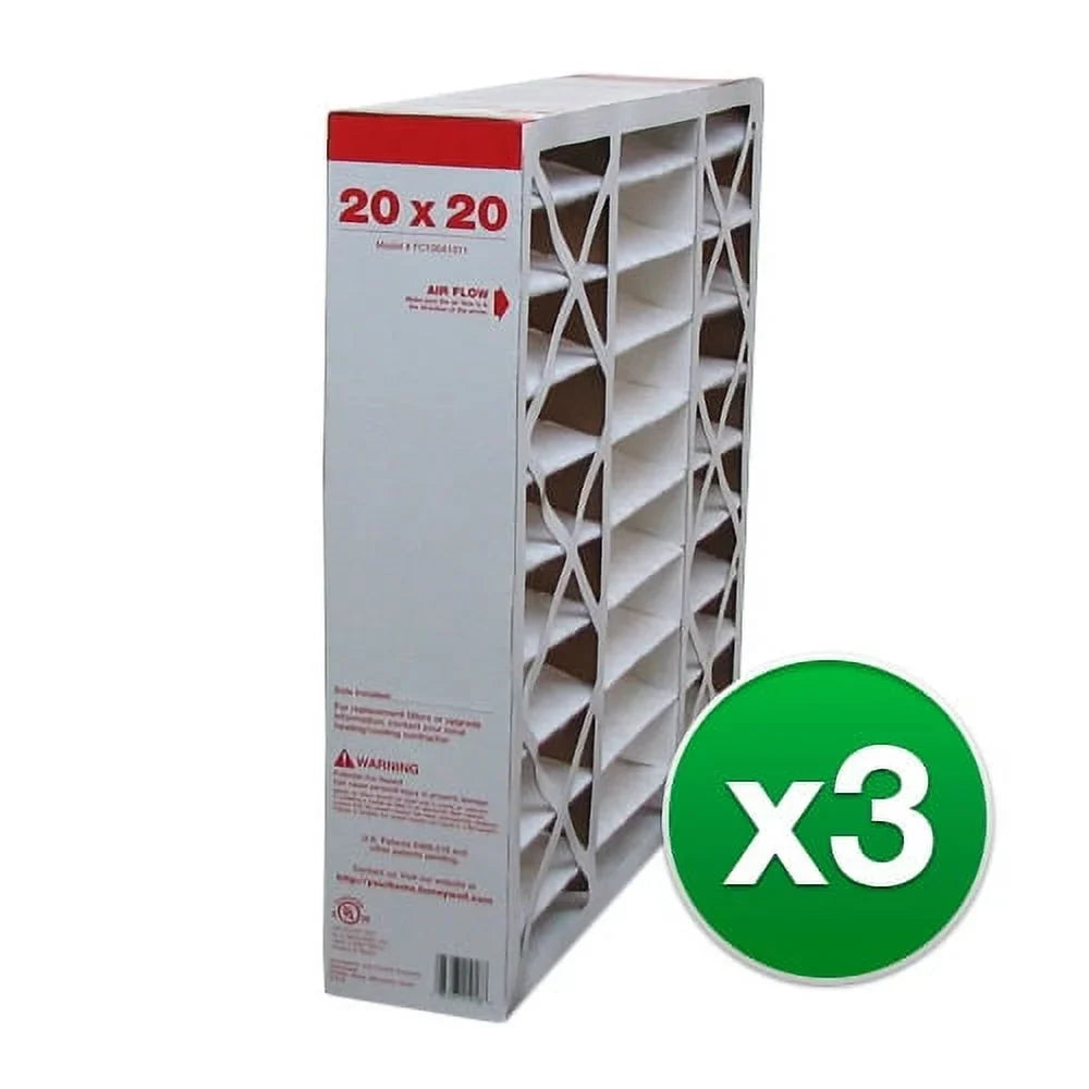 Honeywell MERV 20x20x5 Replacement (3-Pack) for Filter Pleated Air 8