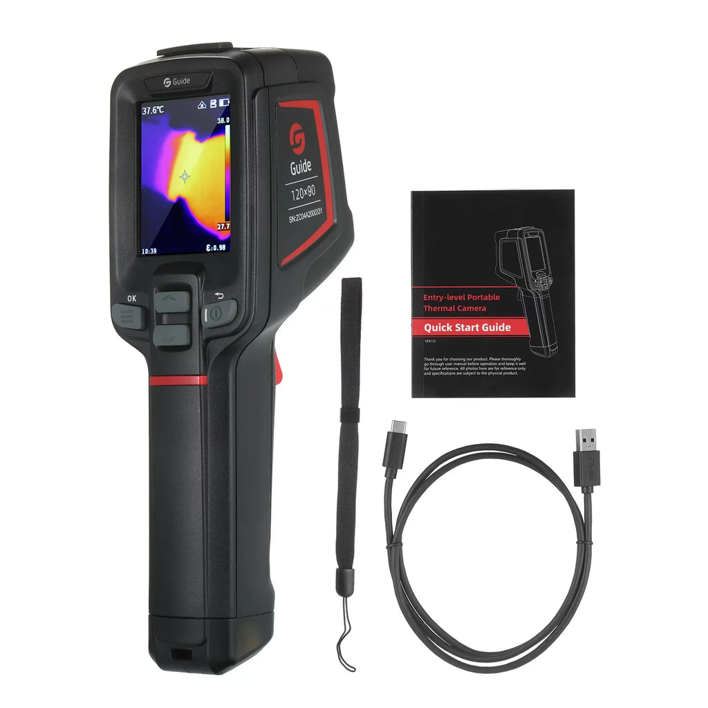 Hot Pixels Heating 120x90 Handheld Imager Camera Resolution Electrical Thermal Repair Infrared PCB T120 Floor Guide Car