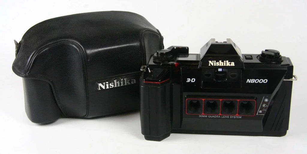 '- w/ Case Animated Original gif Camera tested/functioning - Stereo Nishika N8000 3D -
