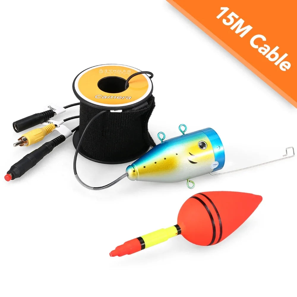 15m/30m/50m 24 Fishing Fish Shape Ice 15m/30m/50m Fish Camera Waterproof Camera,Camera LEDs Shape Waterproof Boat Camera 24 Ice 1200TVL Camera Camera Cable LEDs Vision Dazzduo Boat