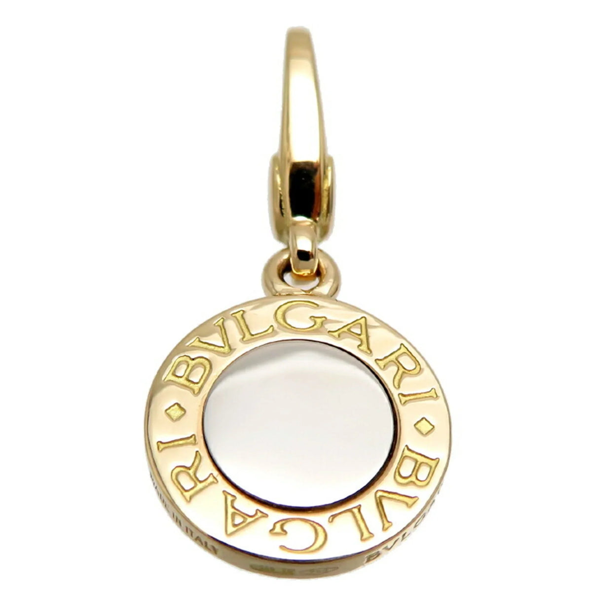 Yellow 750 Gold and Pre-Owned BVLGARI Men's Women's Charm (Good)
