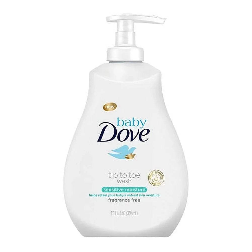 Tip Dove 13 Sensitive To Pack Toe Body 6 Wash, Baby Oz, Moisture,