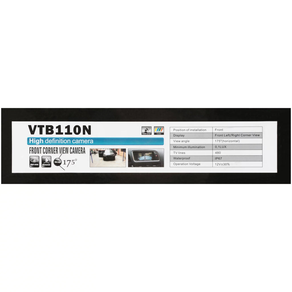 Universal Mount Camera BOYO Front VTB110N Corner-View -
